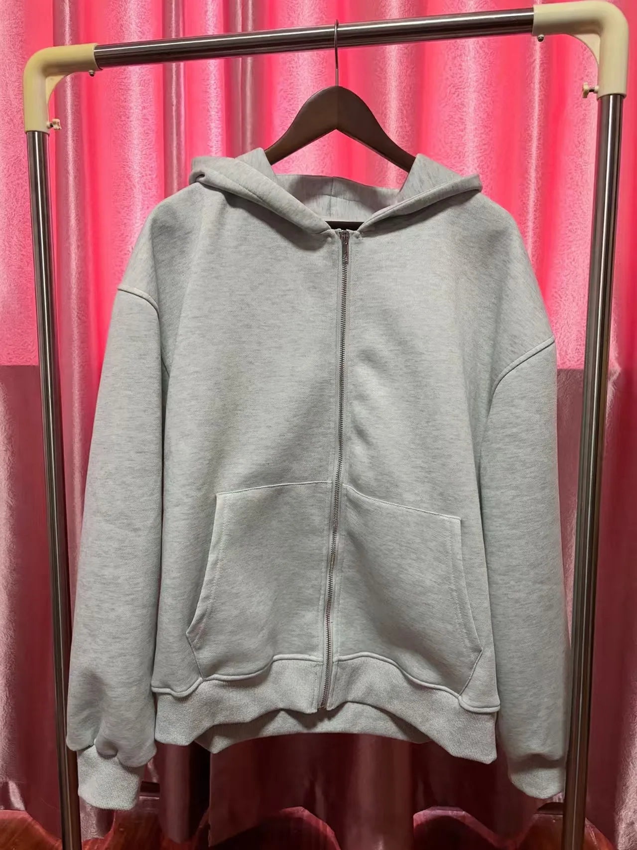 2025 Spring Autumn New Men'S Hoodie Solid Back Small Bag Design Sweatshirt Men Women Trendy Brand Jacket Hooded for Male Coats