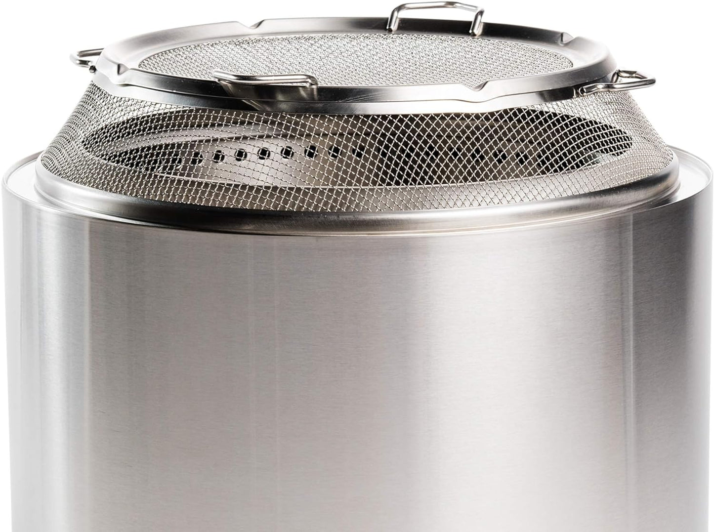 Bonfire Shield - Durable Stainless Steel Spark Protector Mesh Screen for Fire Pits, Keeps Pops and Hot Embers Contained for Safe Outdoor Fires, Includes Shield Removal Tools