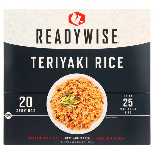 (2 Pack) Teriyaki & Chicken 20 Serving, Shelf-Stable, Emergency Meal