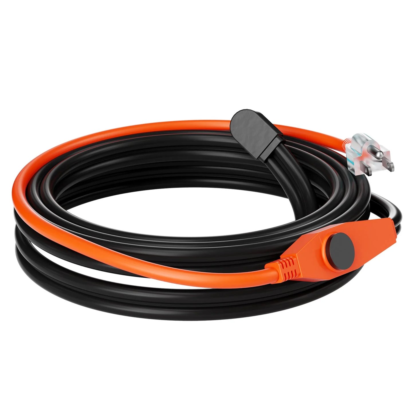 Pipe Heating Cable 24FT 7W/FT Heat Tape for Pipes with Built-In Thermostat