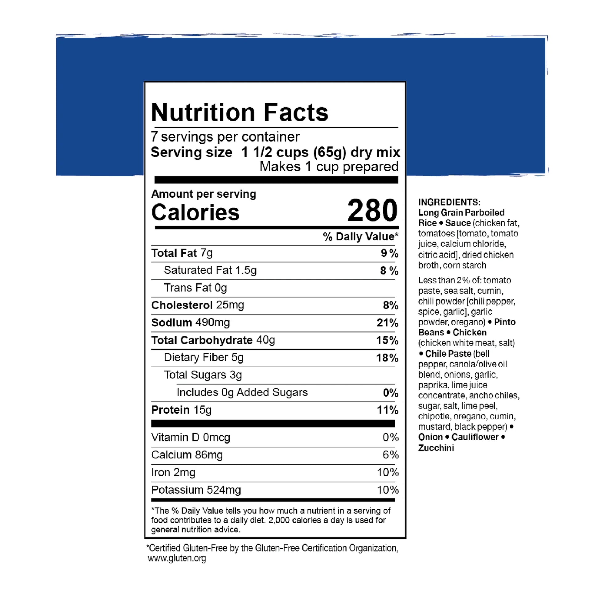 Mexican Style Adobo Rice & Chicken | Freeze Dried Backpacking & Camping Food | Survival & Emergency Food for Camping Hiking and Backpacking| Gluten-Free #10 Can- 1 Can