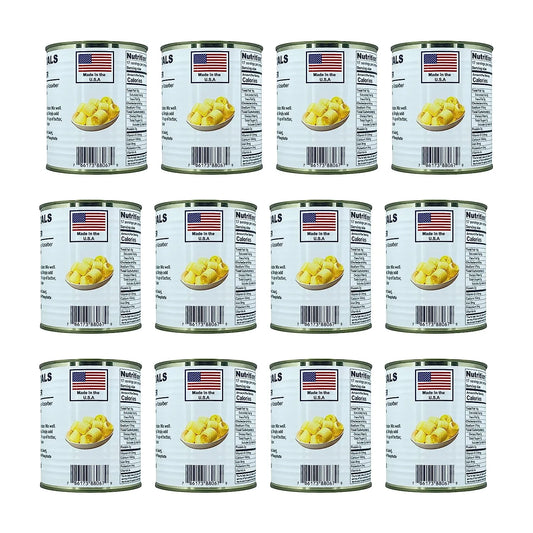 Powdered Butter 8 Oz per Can Freeze Dried Food, Long Term Storage Food, Best for Camping and Hiking, Emergency Storage Food Case of 12 #2.5 Size Cans
