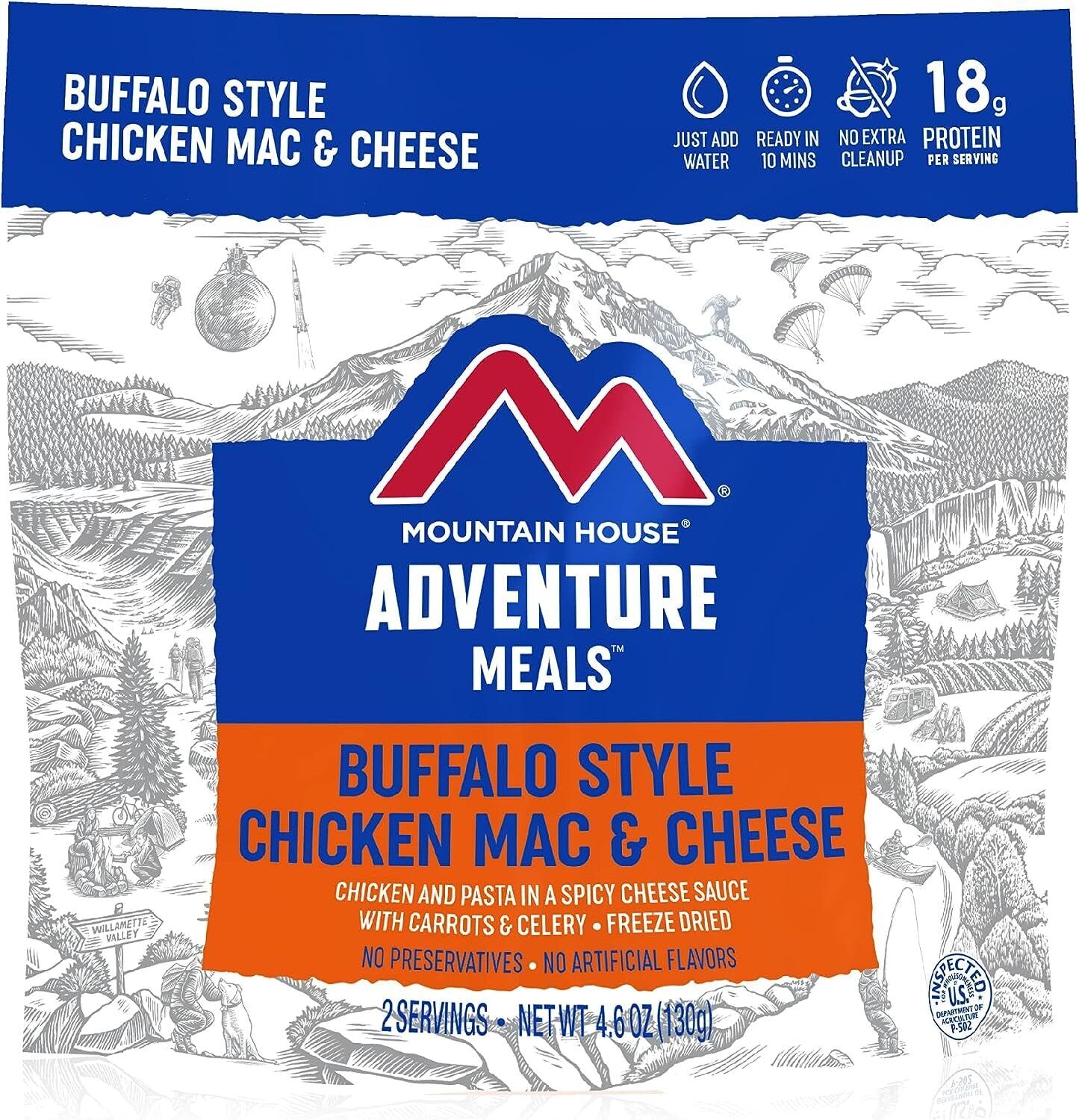 Mountain House Freeze Dried Food Meals Pouches Camp Trail MRE Emergency - NEW!!