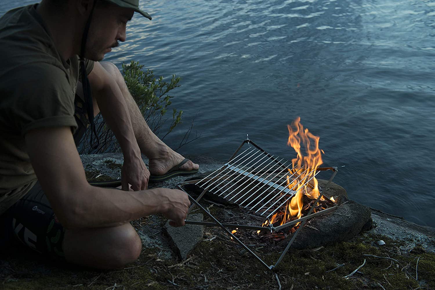 GRILL, Compact Backpack Grill; the Perfect over Fire Grill for Your Next Camping or Backyard Adventure