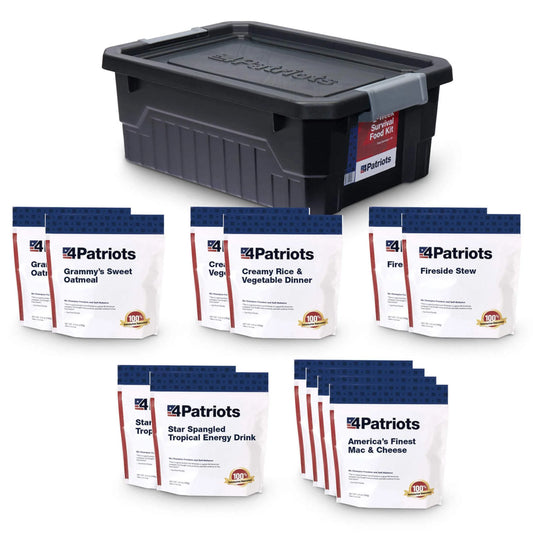 2-Week Emergency Food Supply Survival Kit - Perfect for Camping, Freeze Dried Preparedness Food, Designed to Last 25 Years - 84 Servings of Delicious Breakfast, Lunch, & Dinner