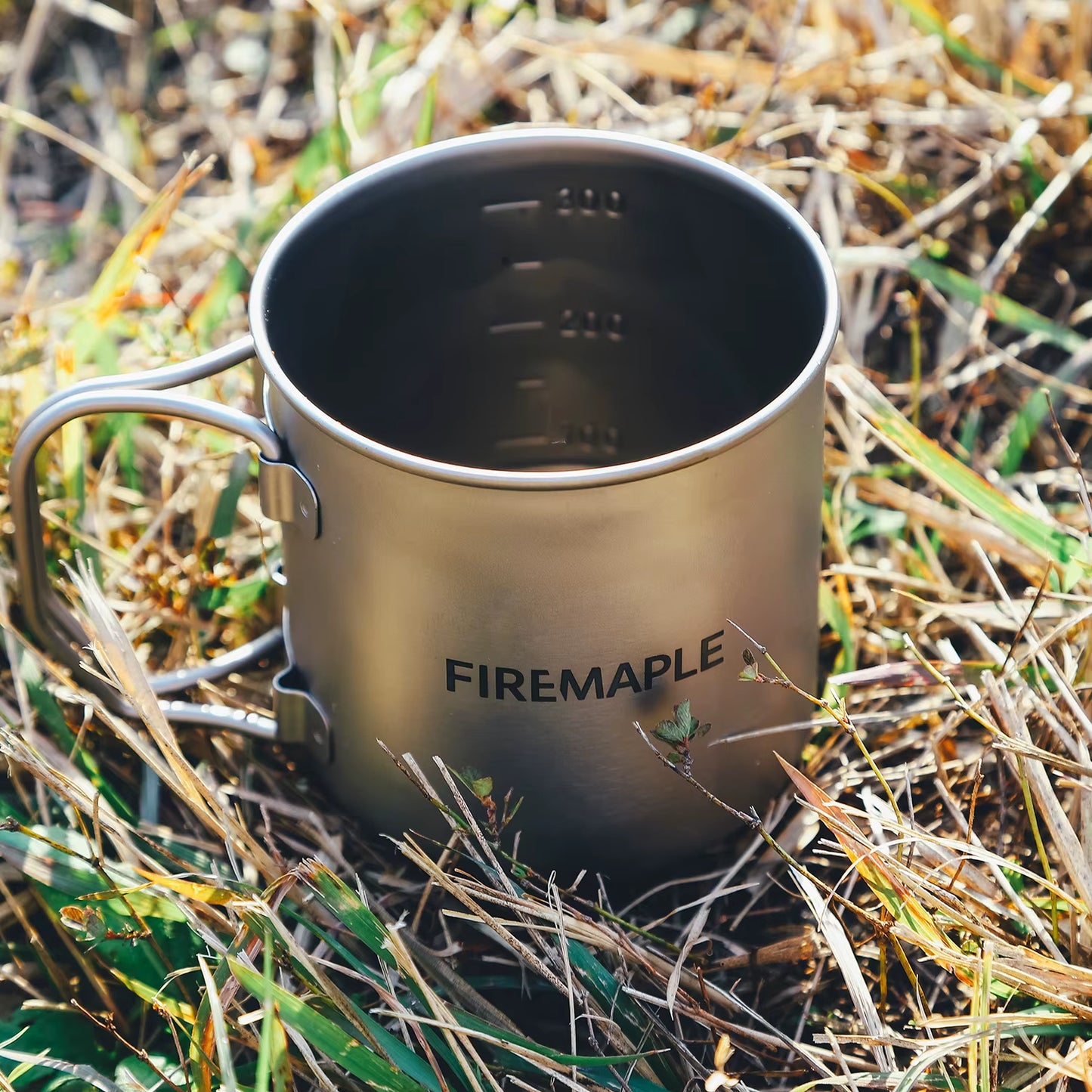 Fire Maple Alti Titanium Cup Ultralight Camping Mug with Scale Foldable Drinkware Coffee Hiking Backpacking Camp 300/600/900ML