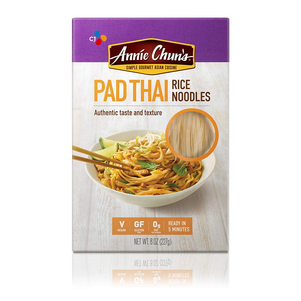 Korean Dry Noodles, Pad Thai Rice Noodles 8Oz 6Ct
