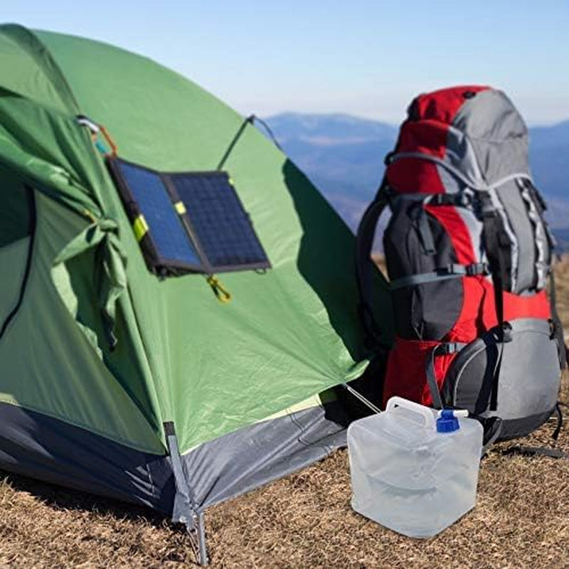 Camping Water Storage Containers - BPA Free Water Container for Outdoors Hiking Collapsible Water Jug with Spigot Emergency Water Storage for Survival Kits 2.6/5.3 Gallon