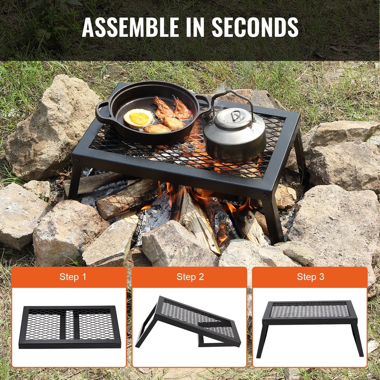 Campfire Grill Grate Camping Stoves