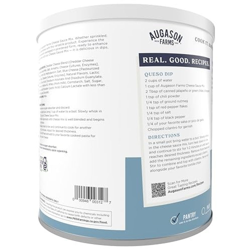 Augason Farms Cheese Blend Powder Certified Gluten Free Long Term Food Storage
