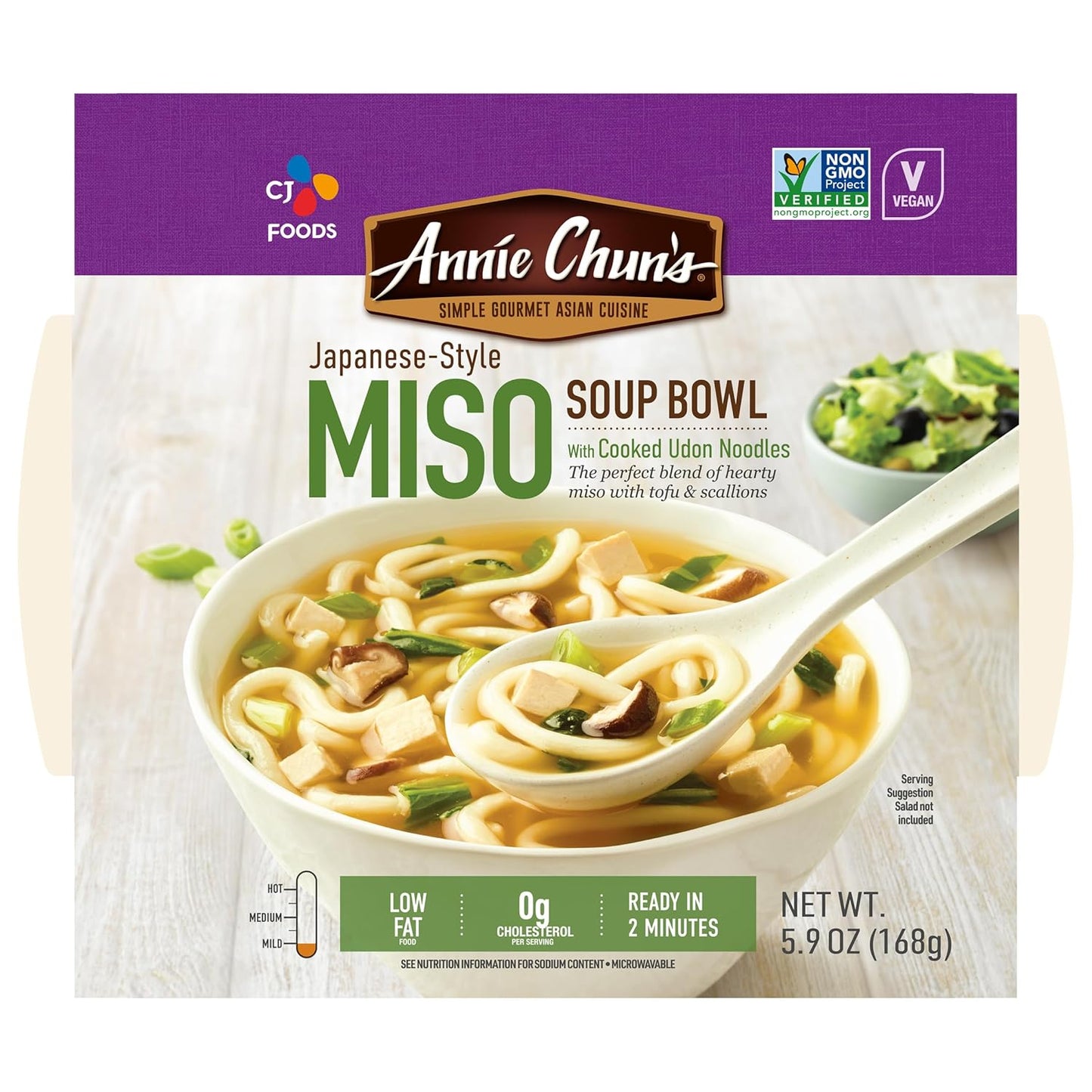Soup Bowl, Japanese Style Miso, Non GMO, Vegan, 5.9 Oz (Pack of 6)