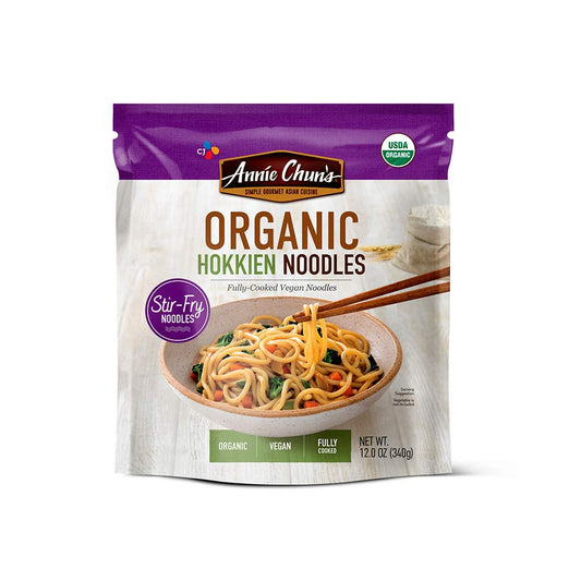Organic Stir-Fry Noodles, Hokkien, Organic, Vegan, 12 Oz (Pack of 6)