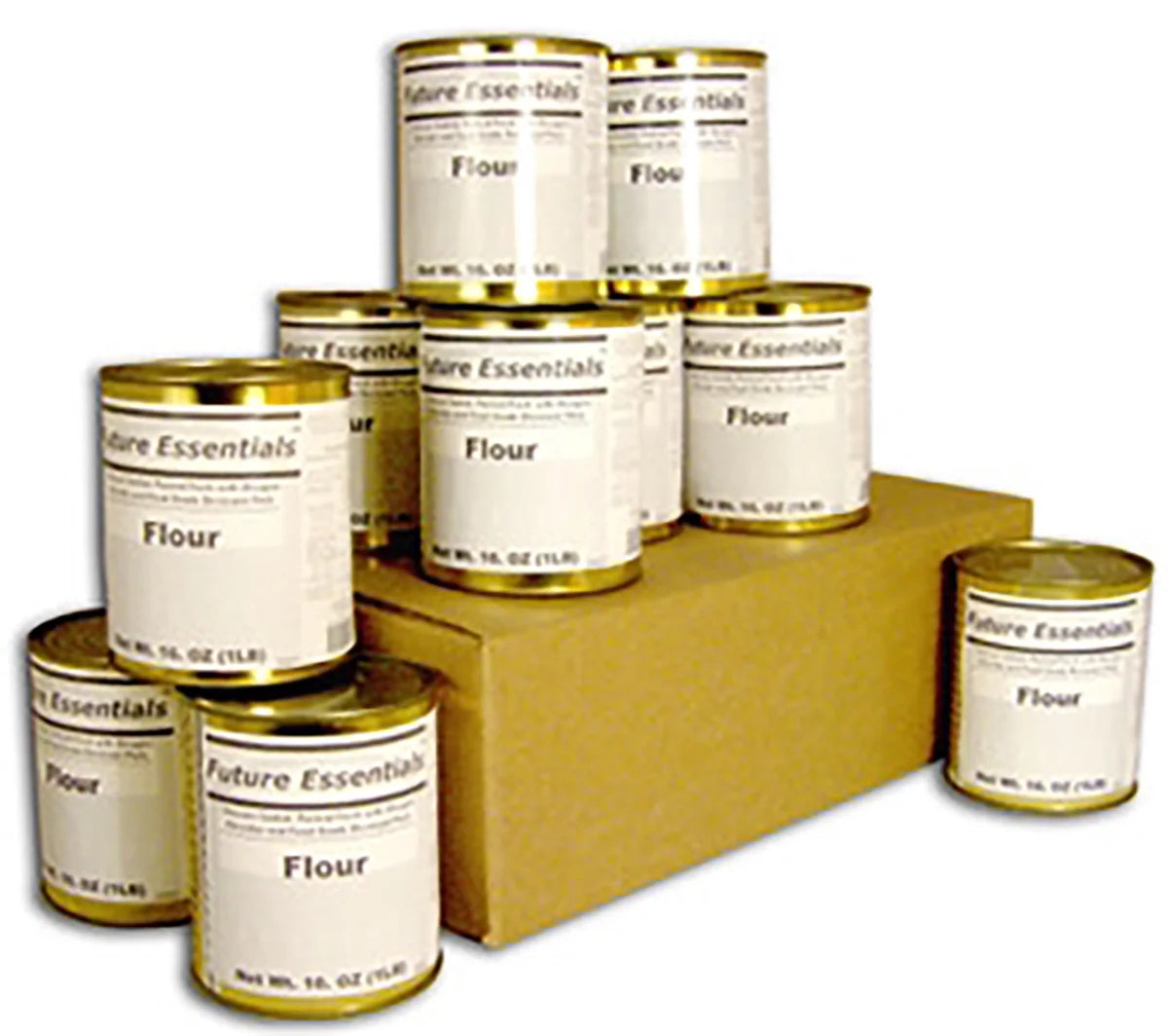 Canned Long Shelf Life All Purpose Emergency Food White Flour-12 Cans