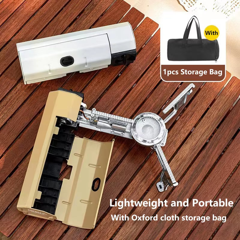 Camping Cassette Stove Outdoor Folding Gas Burner 2600W Fire Furnace Kitchen Cookware Suitable for Toursit Hiking Picnic