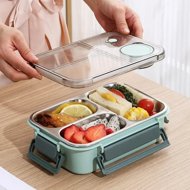850Ml Portable Lunch Boxes for Children Adults Thermo Soup Bento Box Stainless Steel Insulated Heating Food Storage Container