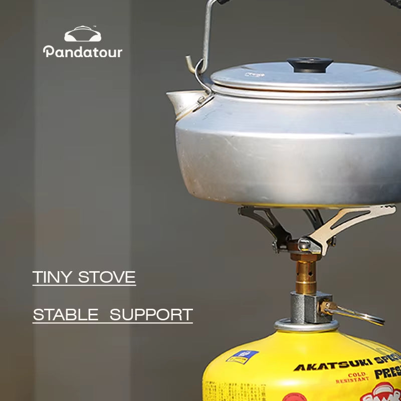 Outdoor High Efficiency Ultralight Stove Fire Heater Camping Gas Burner Hiking Picnic Sturdy Gas Burner Folding Ignite