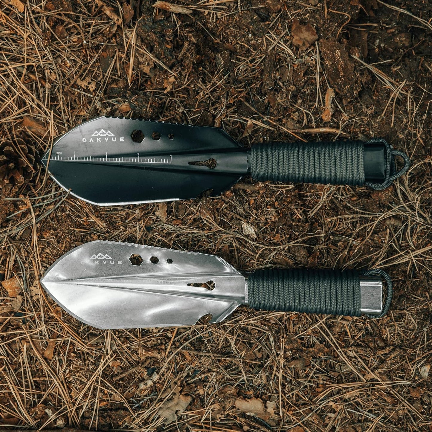 Backpacking Trowel – Lightweight Shovel for Camping, Hiking, Backpacking, Gardening – Compact Survival Multitool with Carrying Sheath