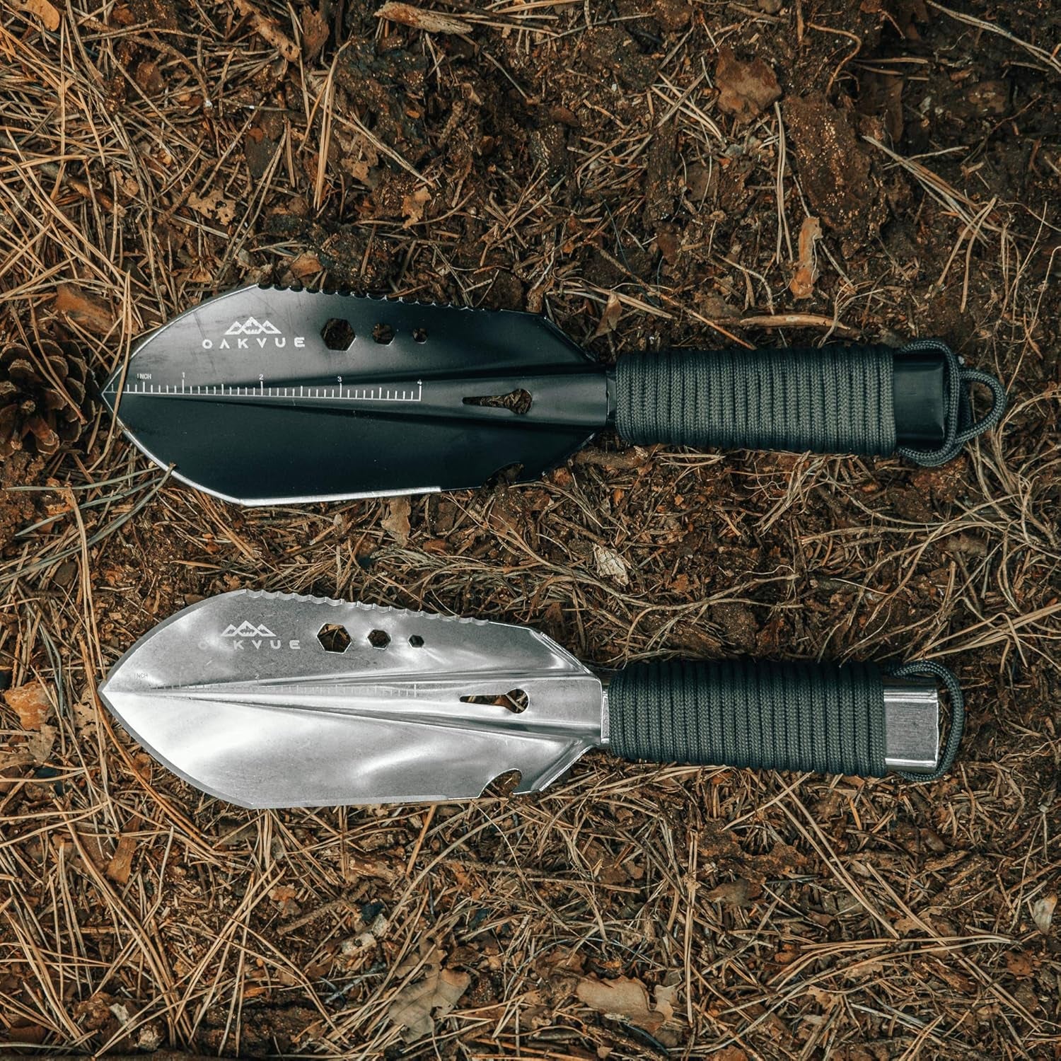 Backpacking Trowel – Lightweight Shovel for Camping, Hiking, Backpacking, Gardening – Compact Survival Multitool with Carrying Sheath