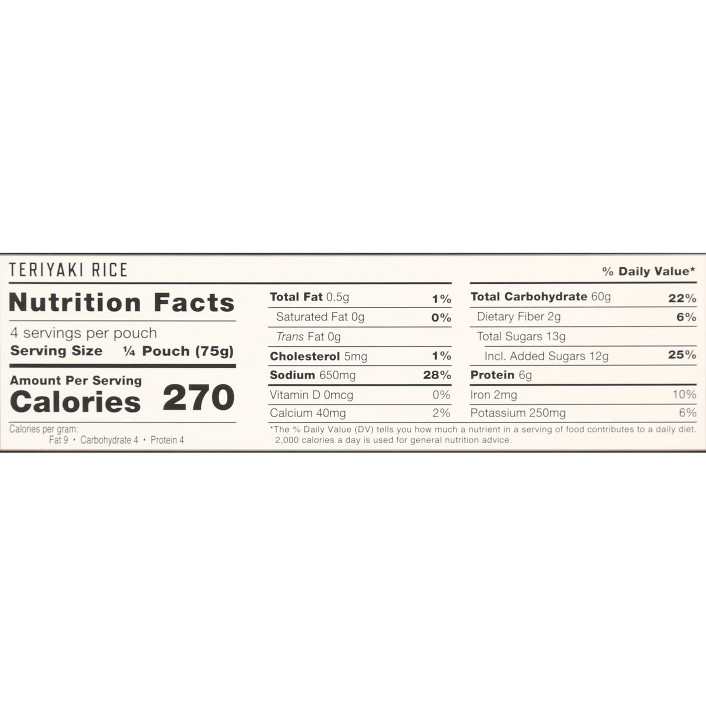 (2 Pack)  Teriyaki & Chicken 20 Serving, Shelf-Stable, Emergency Meal