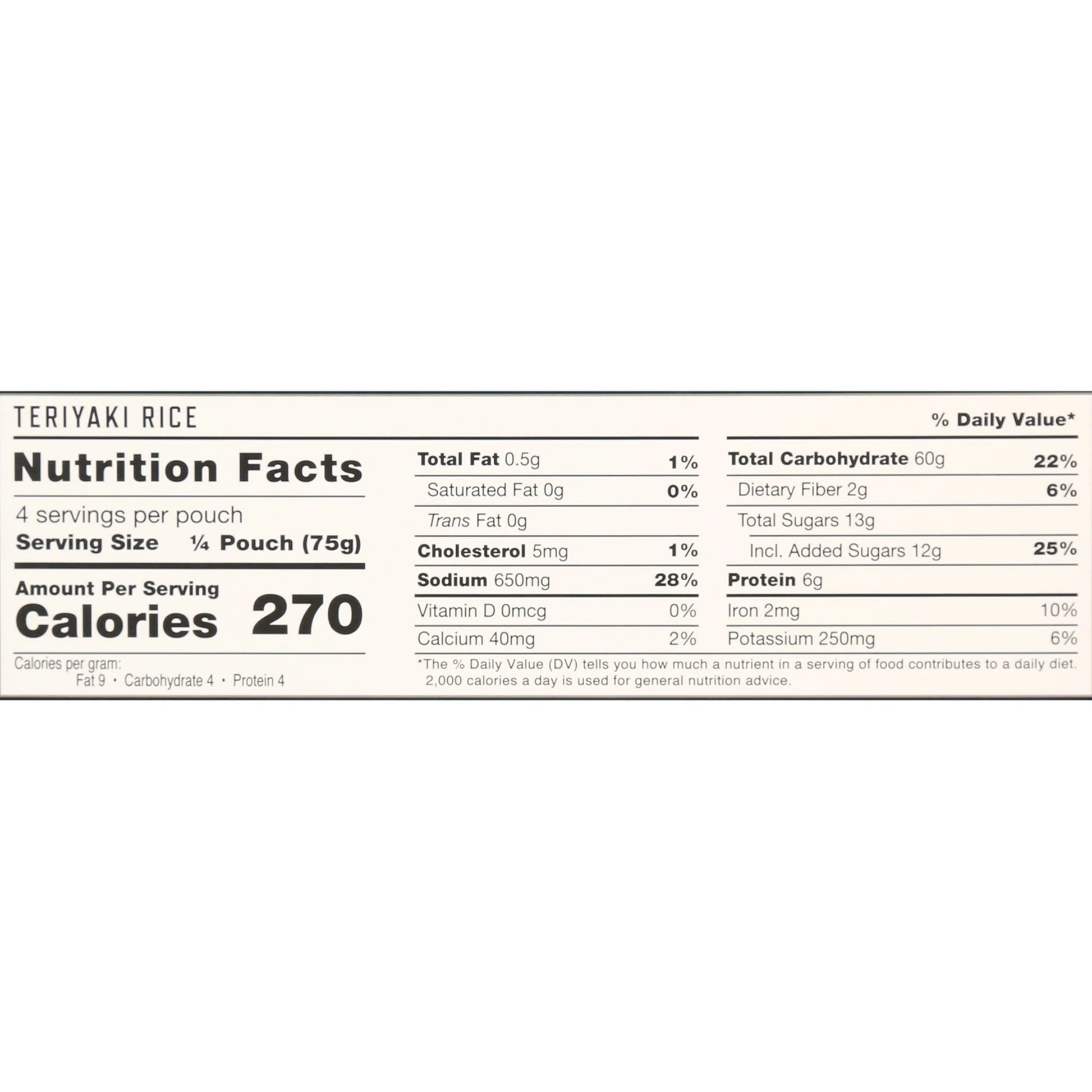 (2 Pack)  Teriyaki & Chicken 20 Serving, Shelf-Stable, Emergency Meal