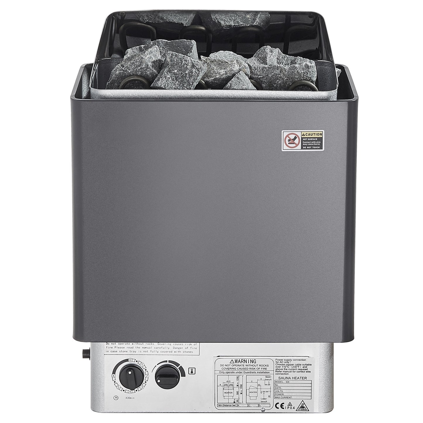 Uimoso Sauna Heater Stove 6KW Wet & Dry Stailess Steel W/ Internal Controller