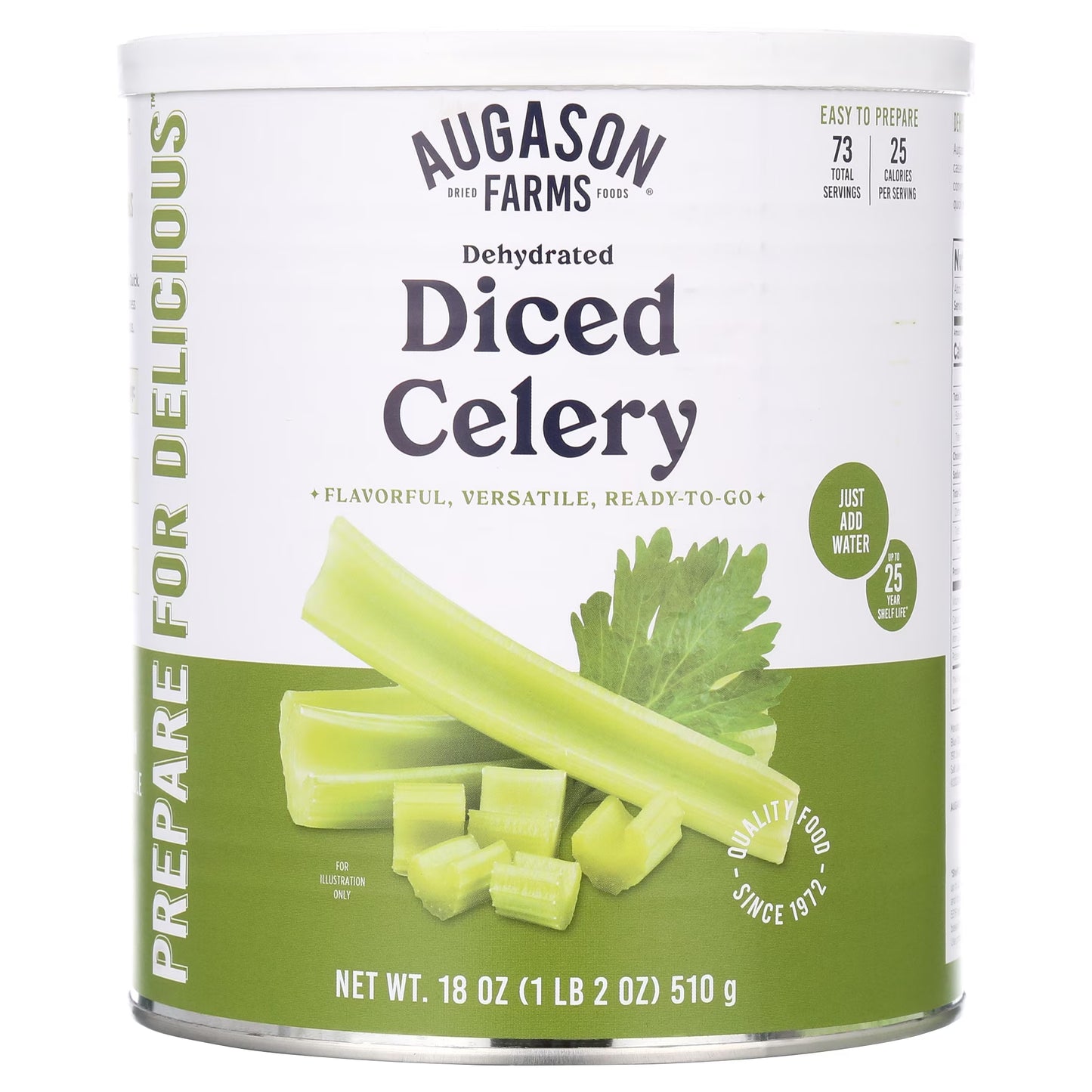 Dehydrated Cross-Cut Celery 18 OZ.