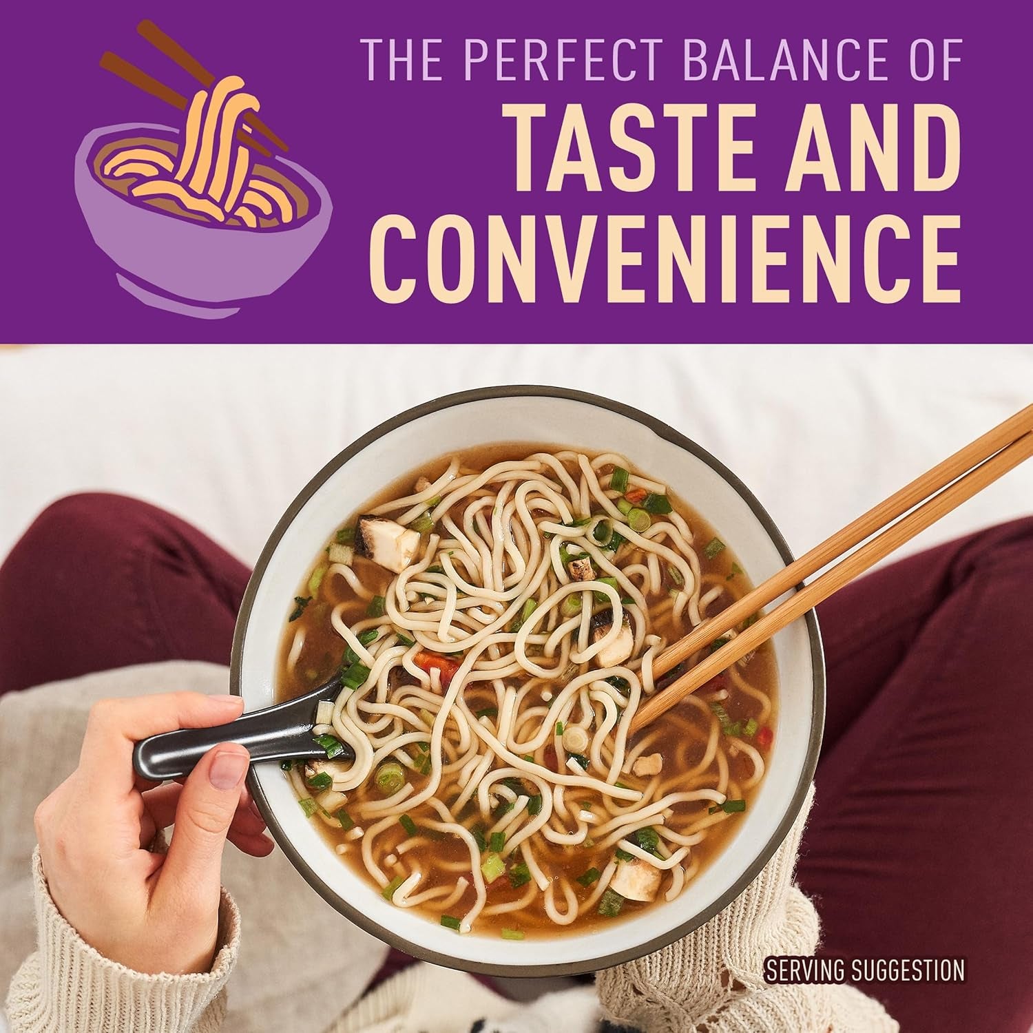 Soup Bowl, Japanese Style Udon, Non GMO, Vegan, 5.9 Oz (Pack of 6)