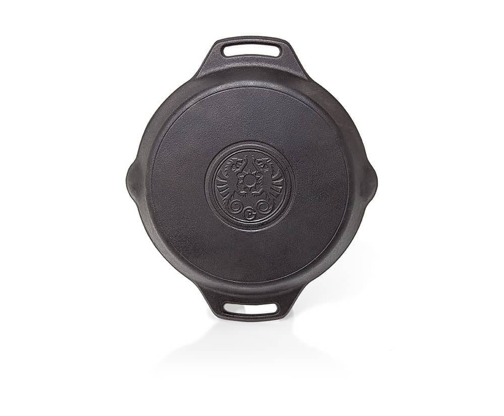 Cast Iron Fire Skillet Camping Cookware with Two Handles Fp20-T 8 Inch