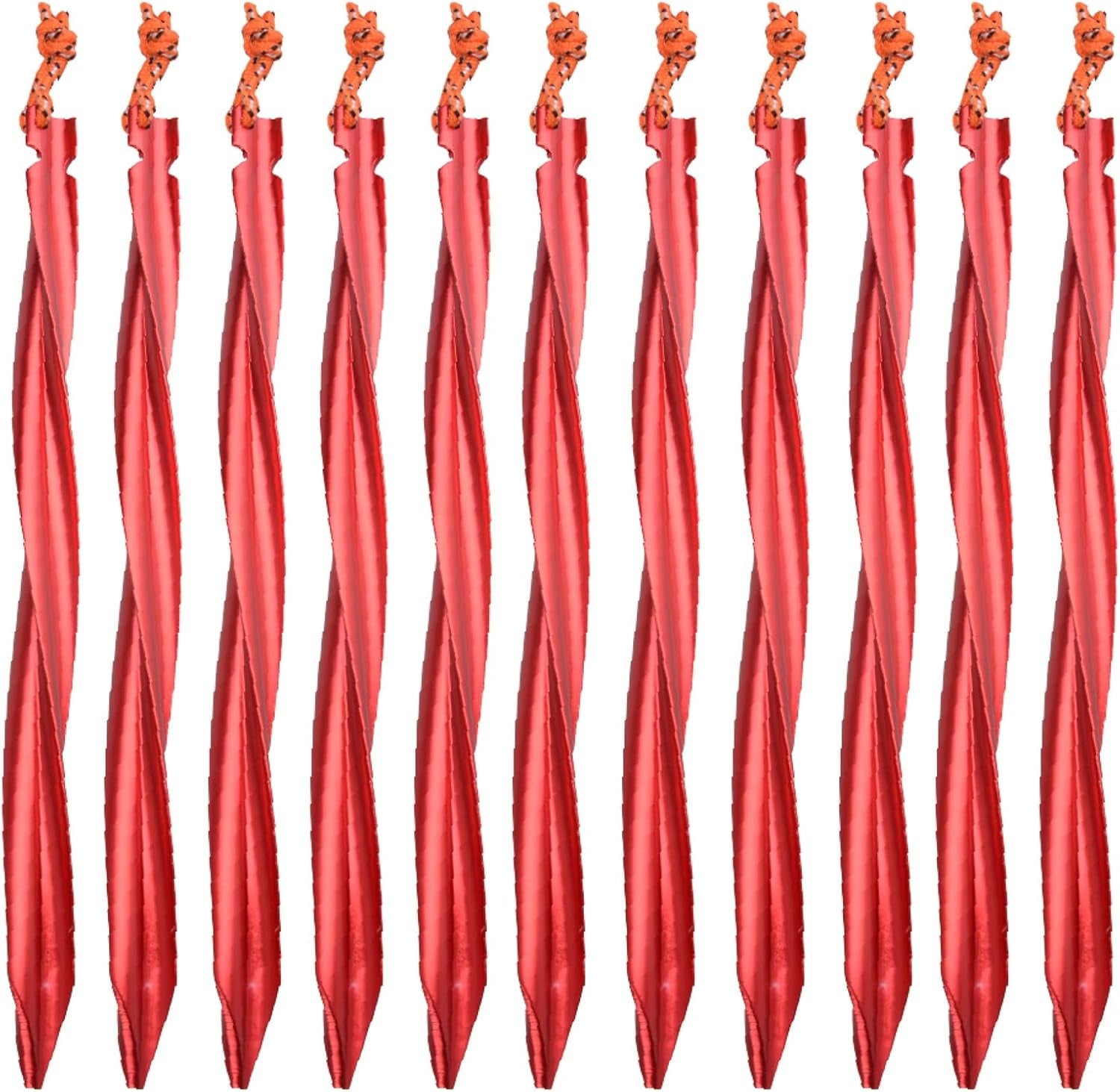 Aluminum Tent Stakes Pegs Heavy Duty Lightweight for Camping Sand