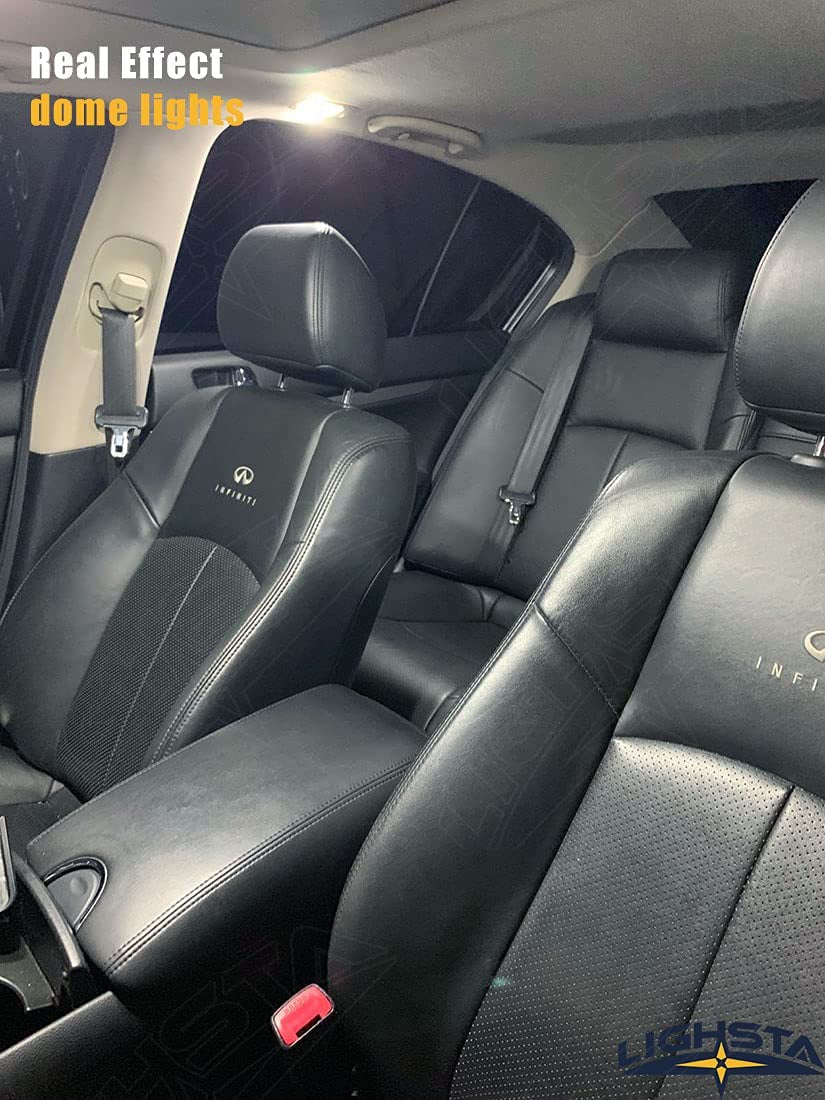 12PCS Super Bright White LED Interior Light Kit Package for Acura TL 2004 2005 2006 2007 2008 + License Plate Lights and Install Tool