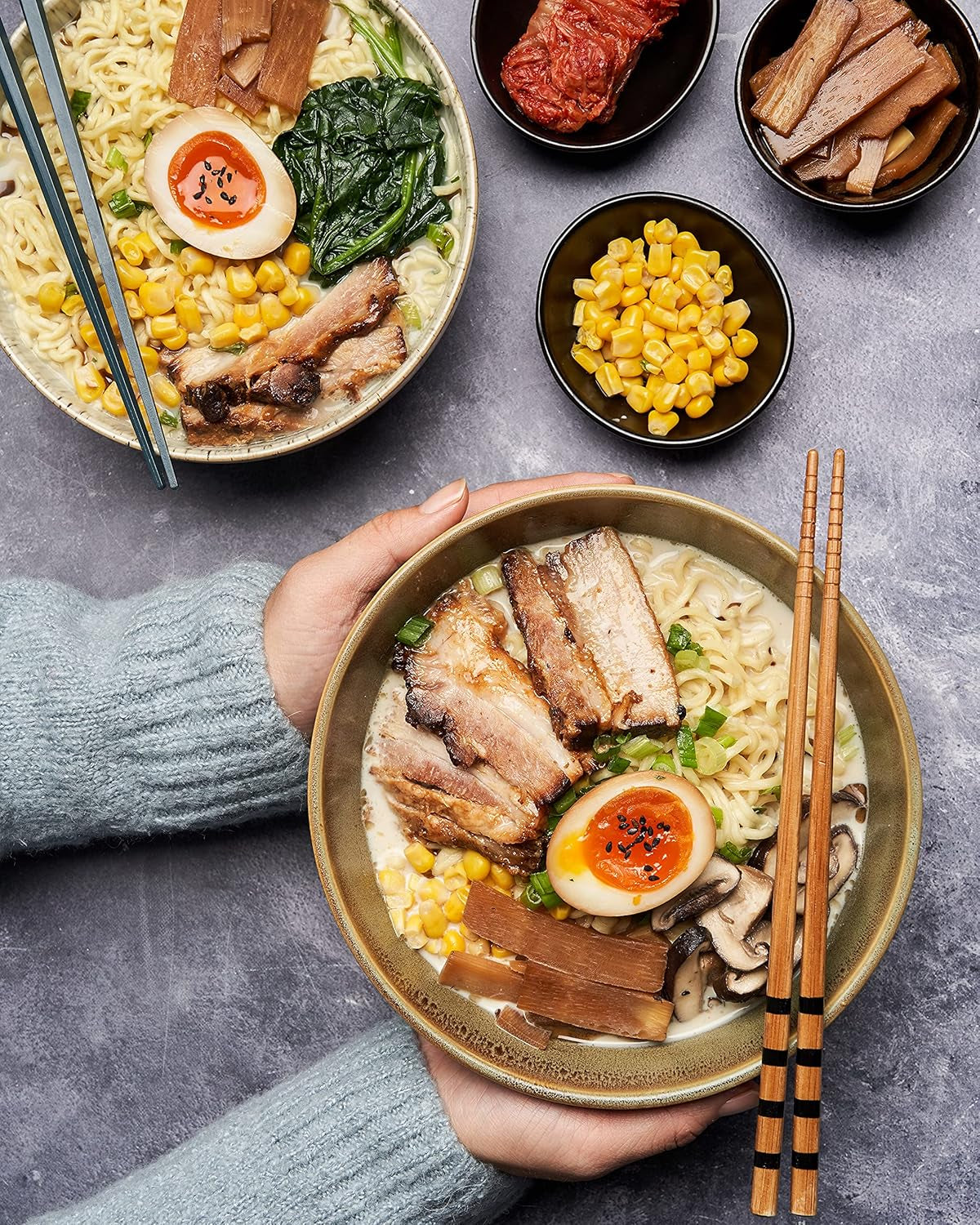 Tonkotsu Ramen with Kuromayu Noodle Big Bowl, 3.56 Ounce (Pack of 6)