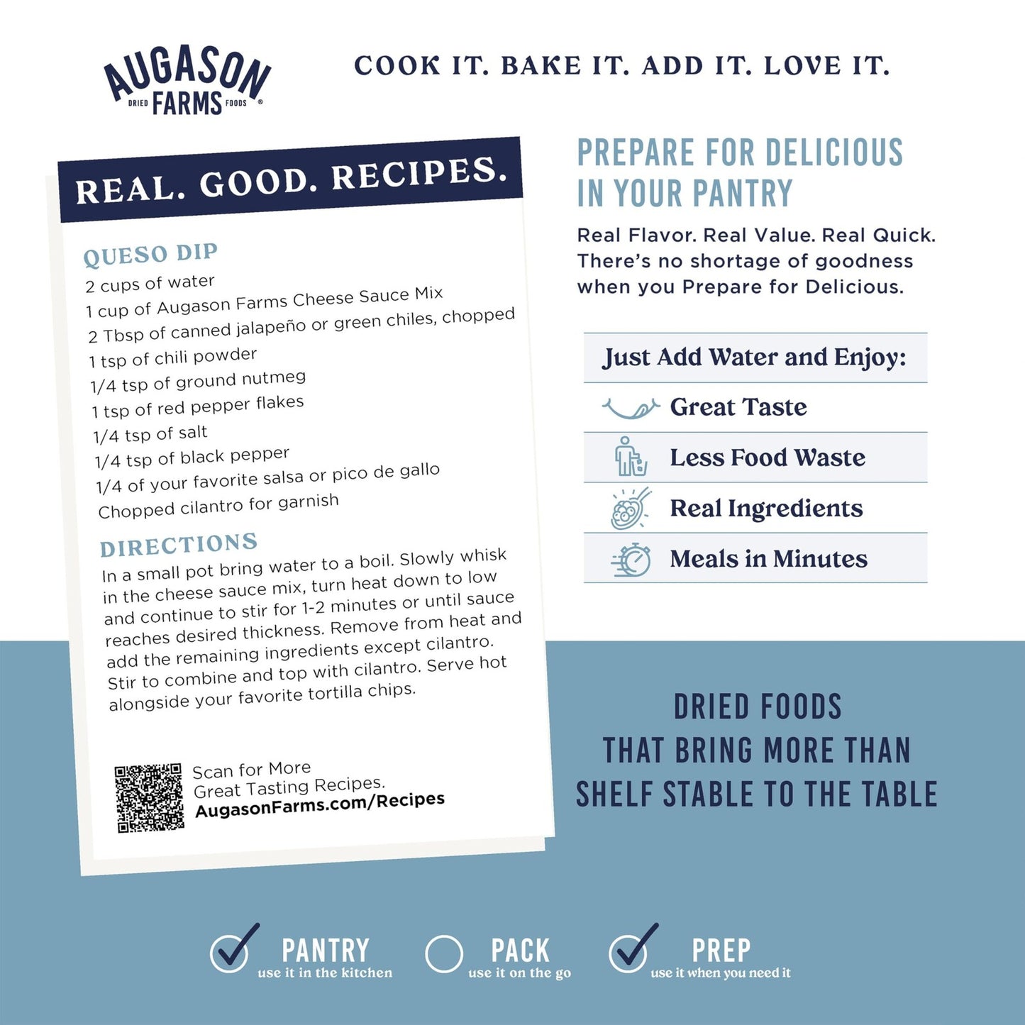 Augason Farms Cheese Blend Powder Certified Gluten Free Long Term Food Storage