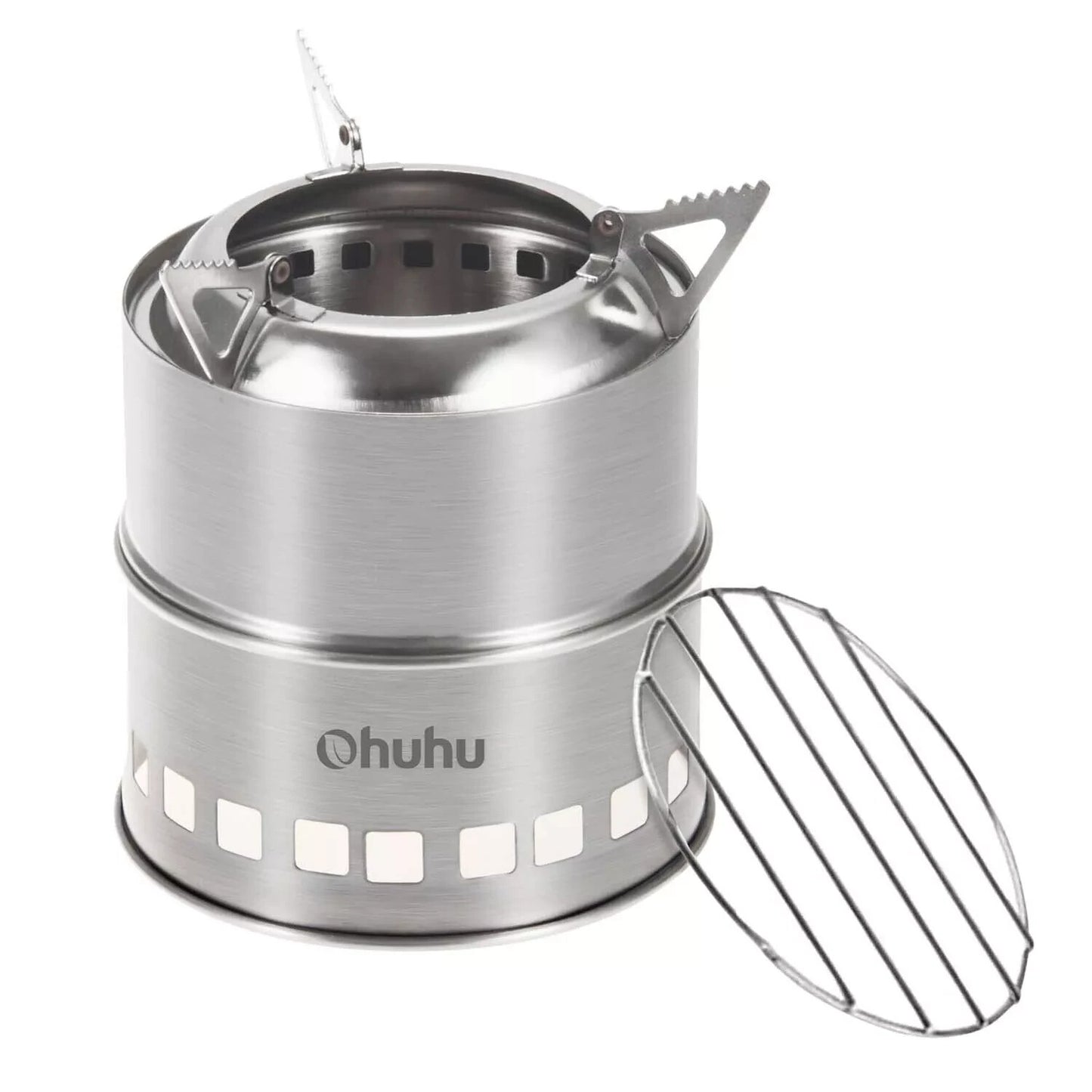 Camping Stove Wood: Ohuhu Mini Camping Stove Solo Stoves Stainless Steel