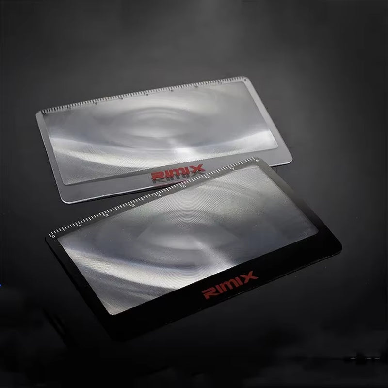 3 Times Rate Magnifier Starter Portable Card Magnifier Camping Magnifying Glass Card Multi Tools Outdoor Survival Pocket Tools