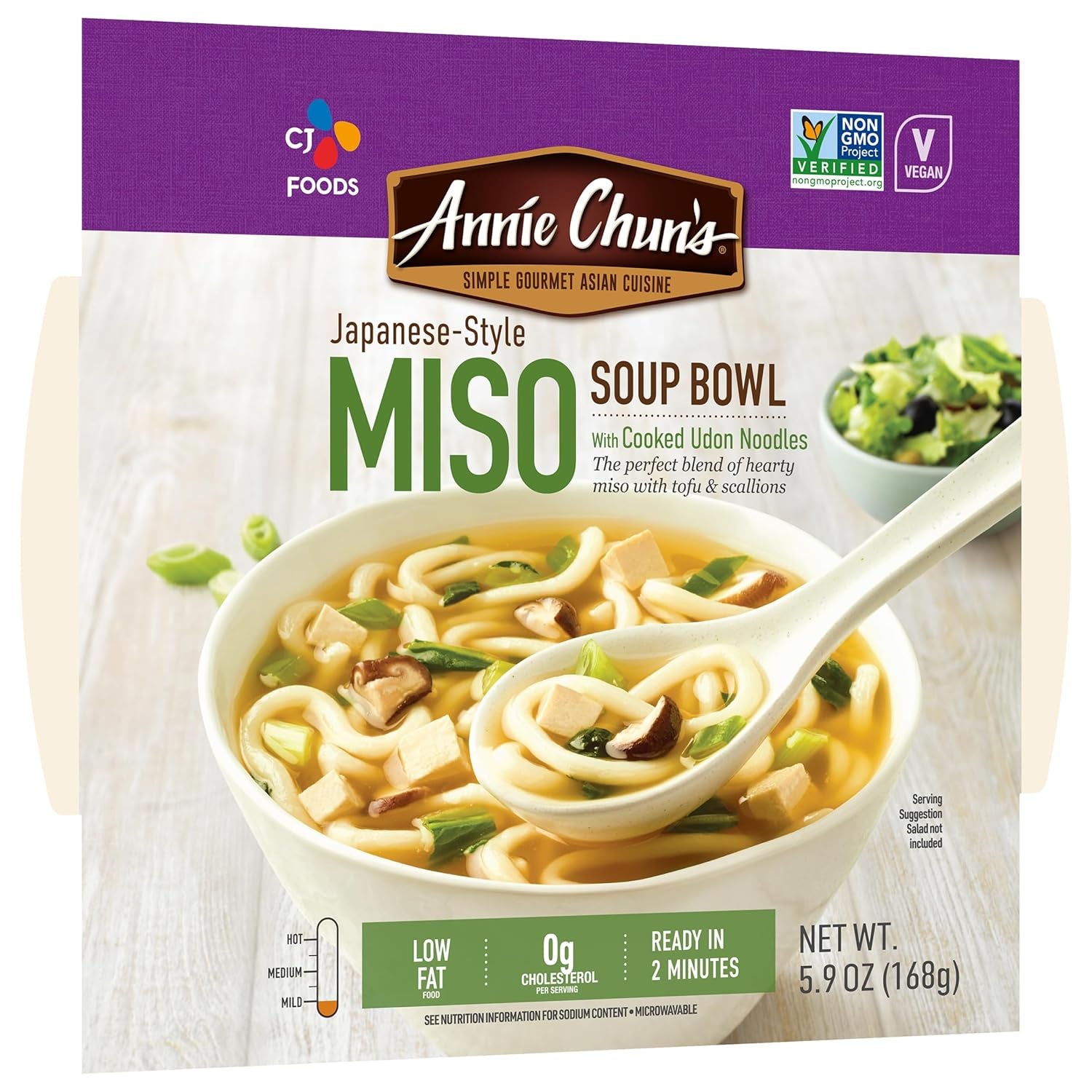 Soup Bowl, Japanese Style Miso, Non GMO, Vegan, 5.9 Oz (Pack of 6)