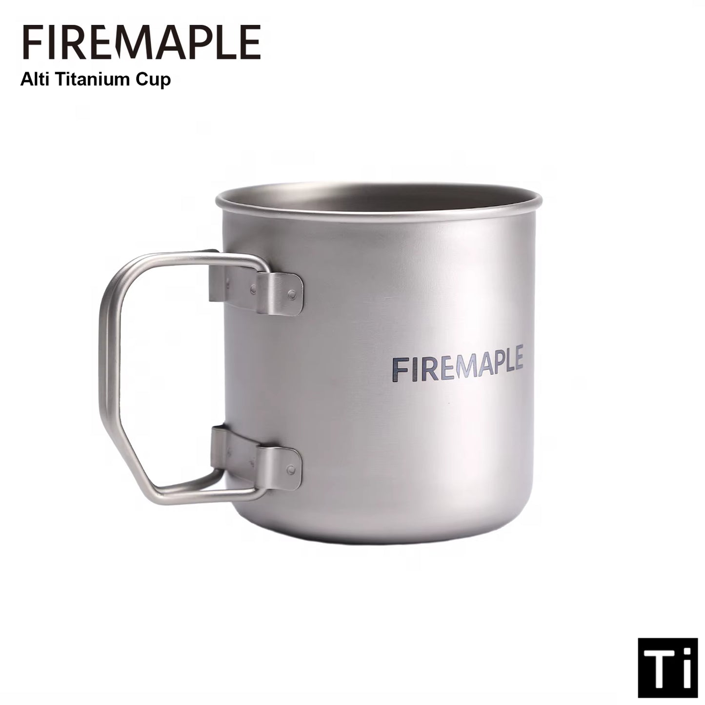 Fire Maple Alti Titanium Cup Ultralight Camping Mug with Scale Foldable Drinkware Coffee Hiking Backpacking Camp 300/600/900ML