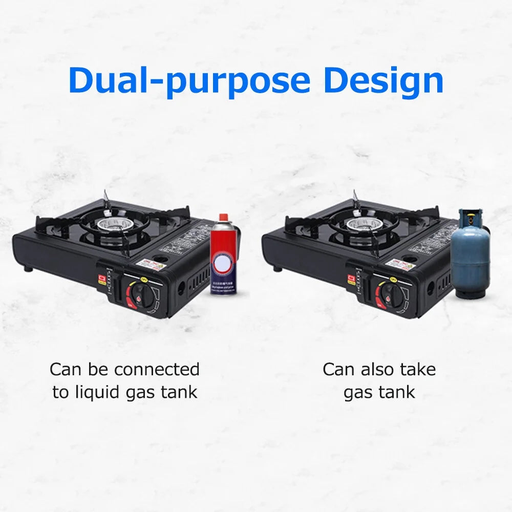 Portable 2900W Cassette Furnace Butane Gas Stove Outdoor Travel Picnic Cooker Camping Hiking Cookware