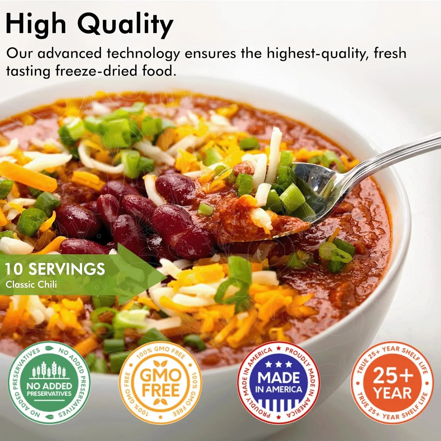 Grab-N-Go Bucket – 80 Servings of Freeze-Dried Meals | 25+ Year Shelf Life | Ready-To-Eat Emergency Survival Food Kit | Non-Perishable Breakfast & Dinner | Made in USA