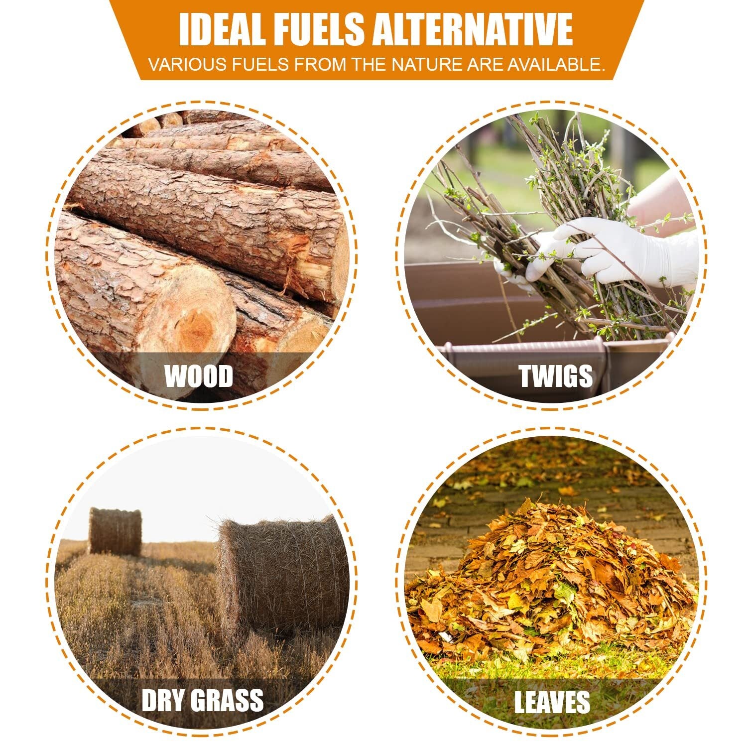 Camping Wood Burning Stove Portable - Folding Collapsible Backpacking Stainless