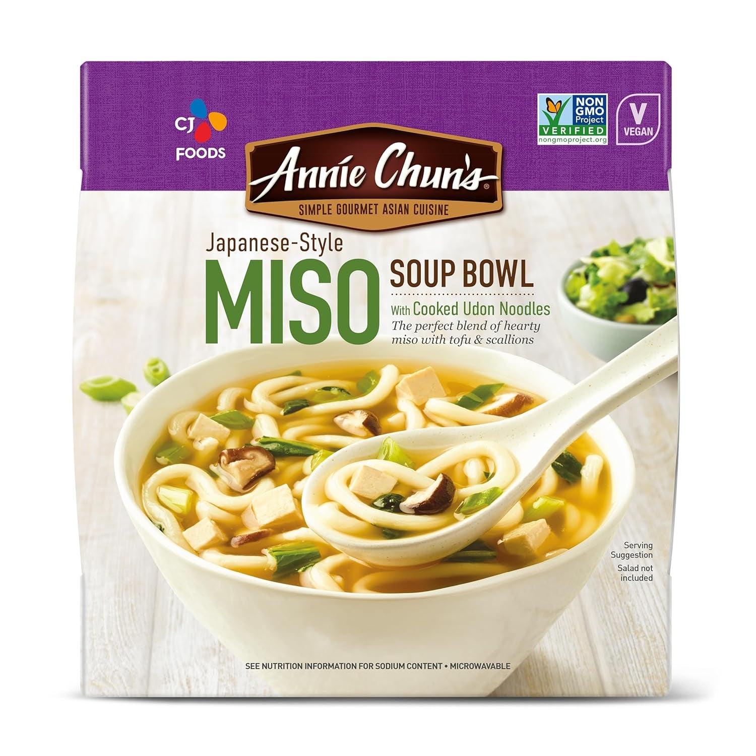 Soup Bowl, Japanese Style Miso, Non GMO, Vegan, 5.9 Oz (Pack of 6)