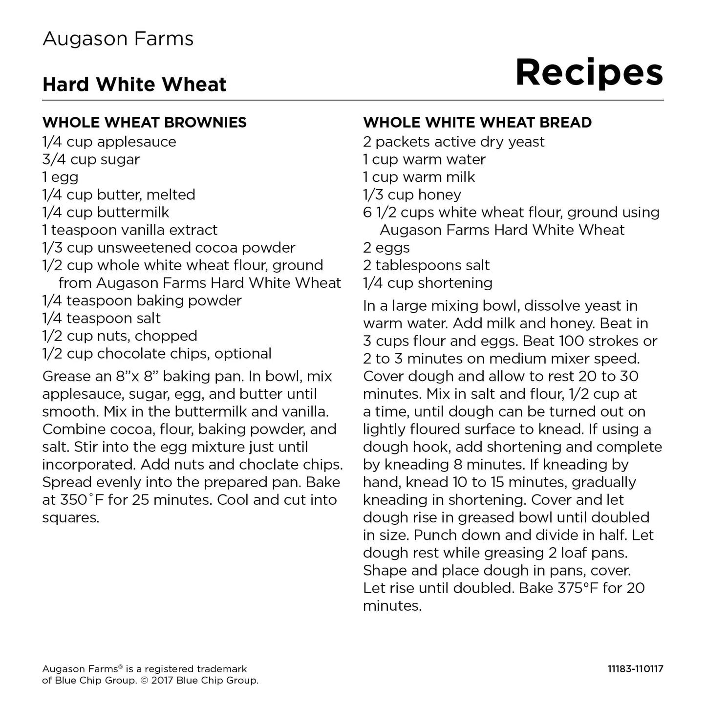 (2 Pack) (2 Pack)  Hard White Wheat Emergency Food Storage 4 Gallon Pail