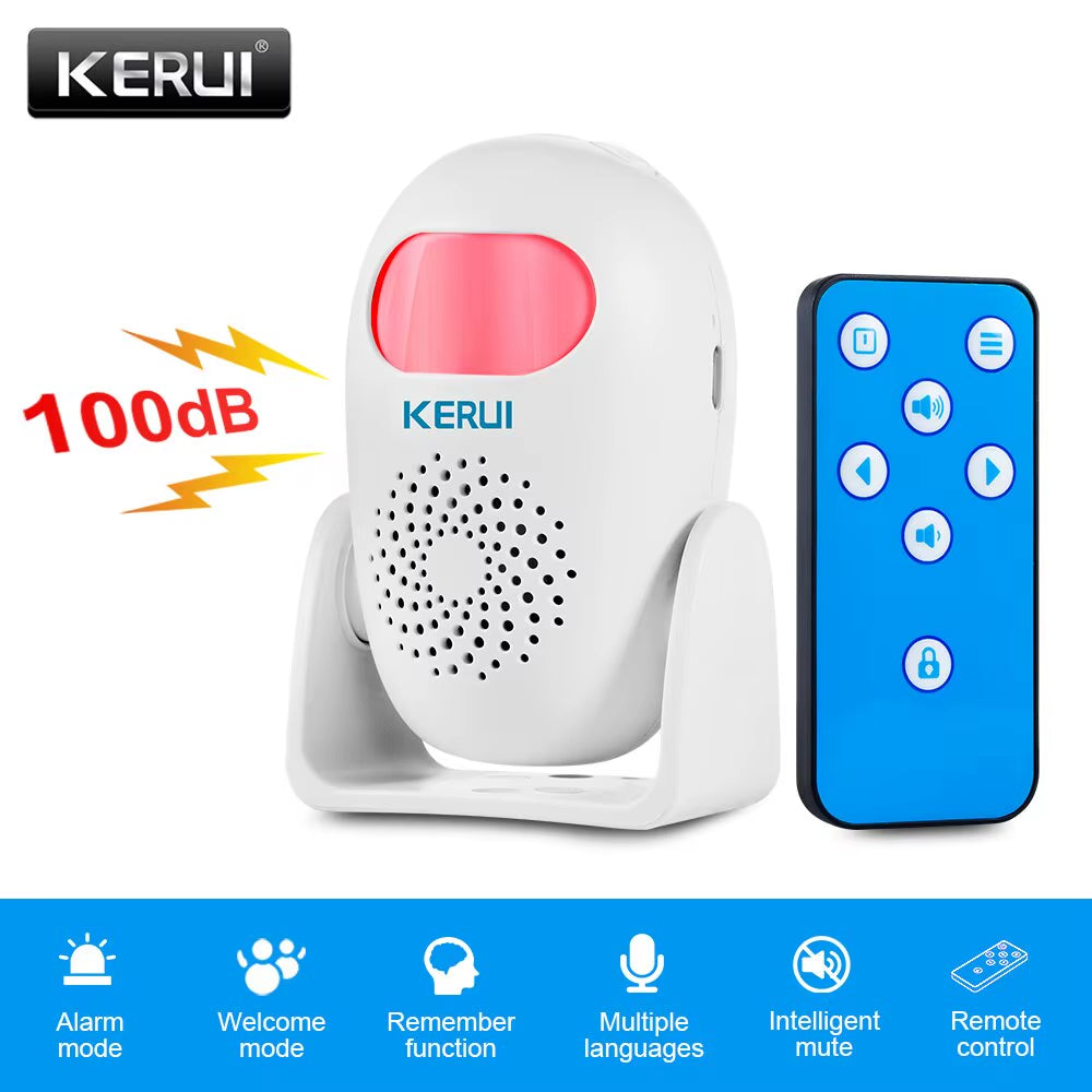 M120 Smart Motion Detector Alarm PIR Infrared Anti-Theft Burglar Welcome Chime Doorbell for Garage Shop Home Security