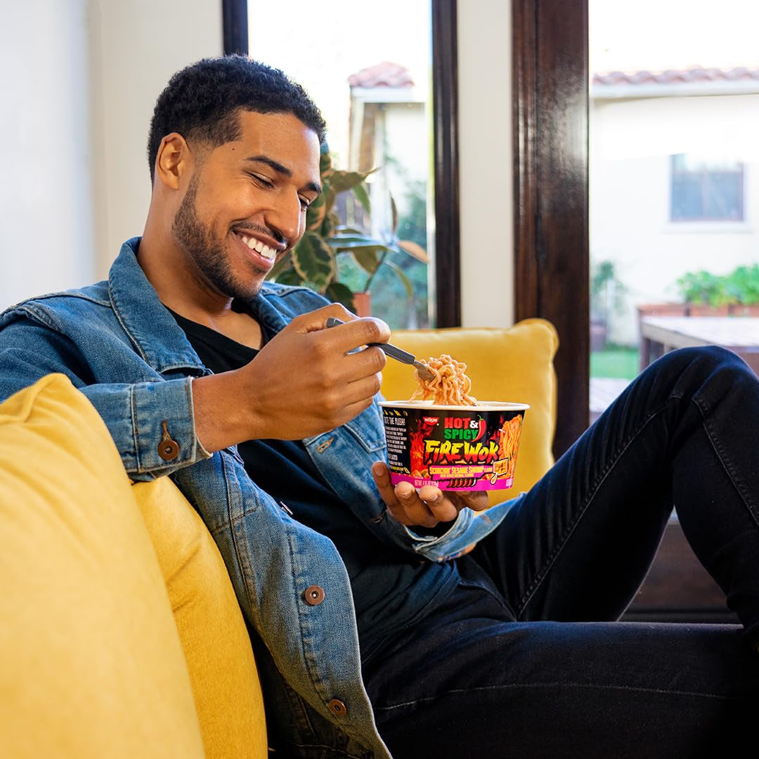 Hot & Spicy Fire Wok, Volcanic Mongolian Beef, 4.37 Ounce (Pack of 6)