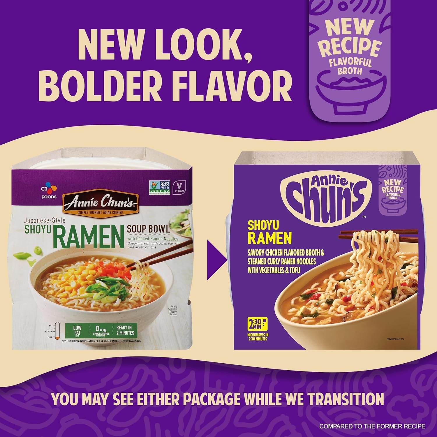 Japanese Style Shoyu Ramen Soup Bowl, Non GMO, 5.4 Ounces (Pack of 6)