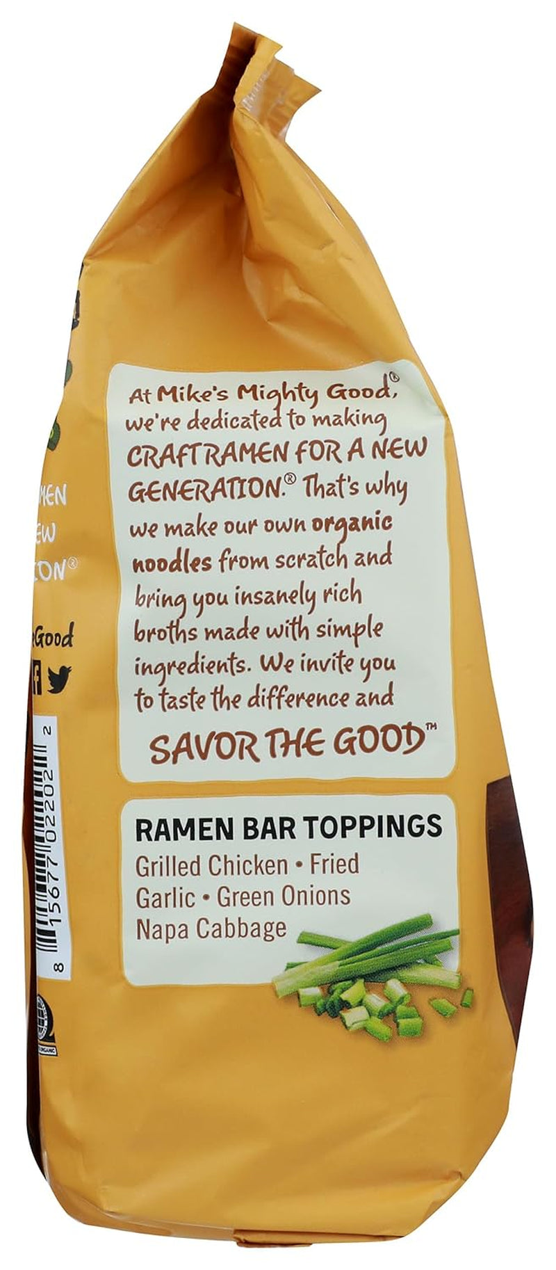 Organic Fried Garlic Chicken Ramen, 2.2 OZ