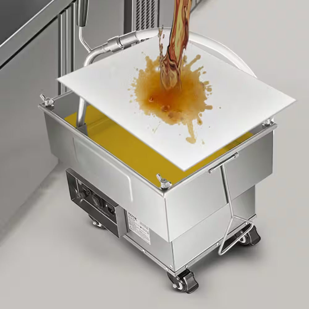 Fryer Filter Paper 100 Sheets 19.3 X 16.1 In. Replacement Deep Fryer Filter Sheets for 18L/38L(33Qt) Mobile Fryer Filter