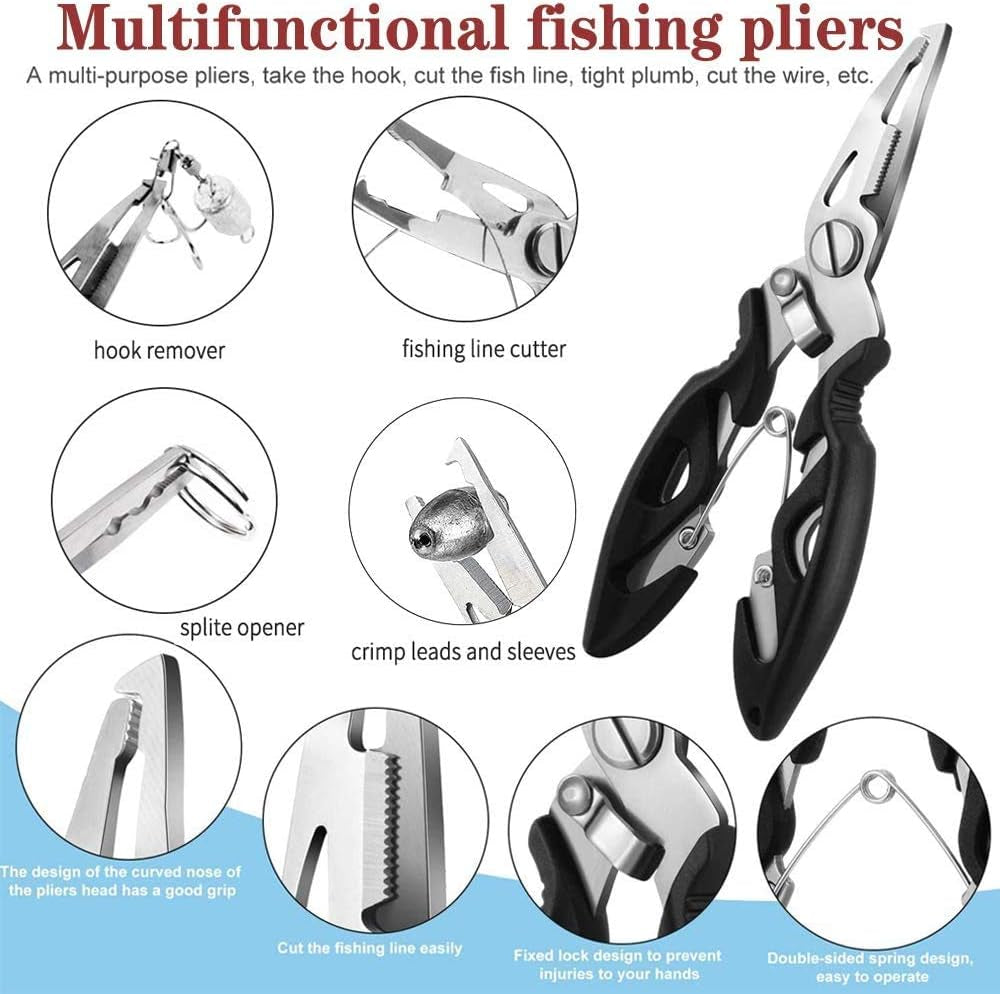 Fishing Tackle Backpack Storage Bag - Fishing Gear Bags Water-Resistant Outdoor Shoulder Backpacks with Fishing Rod Belt (Large(16.34 * 12.9 * 5.71 Inch)-Black Camo)