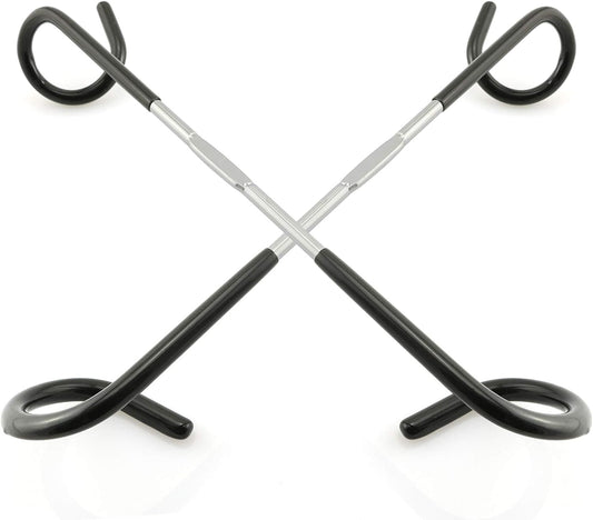 2Pcs Camping Light Hook 26Cm in Green, Outdoor Camping Equipment Tent Lamp Hanger for Camping Travelling Adventure