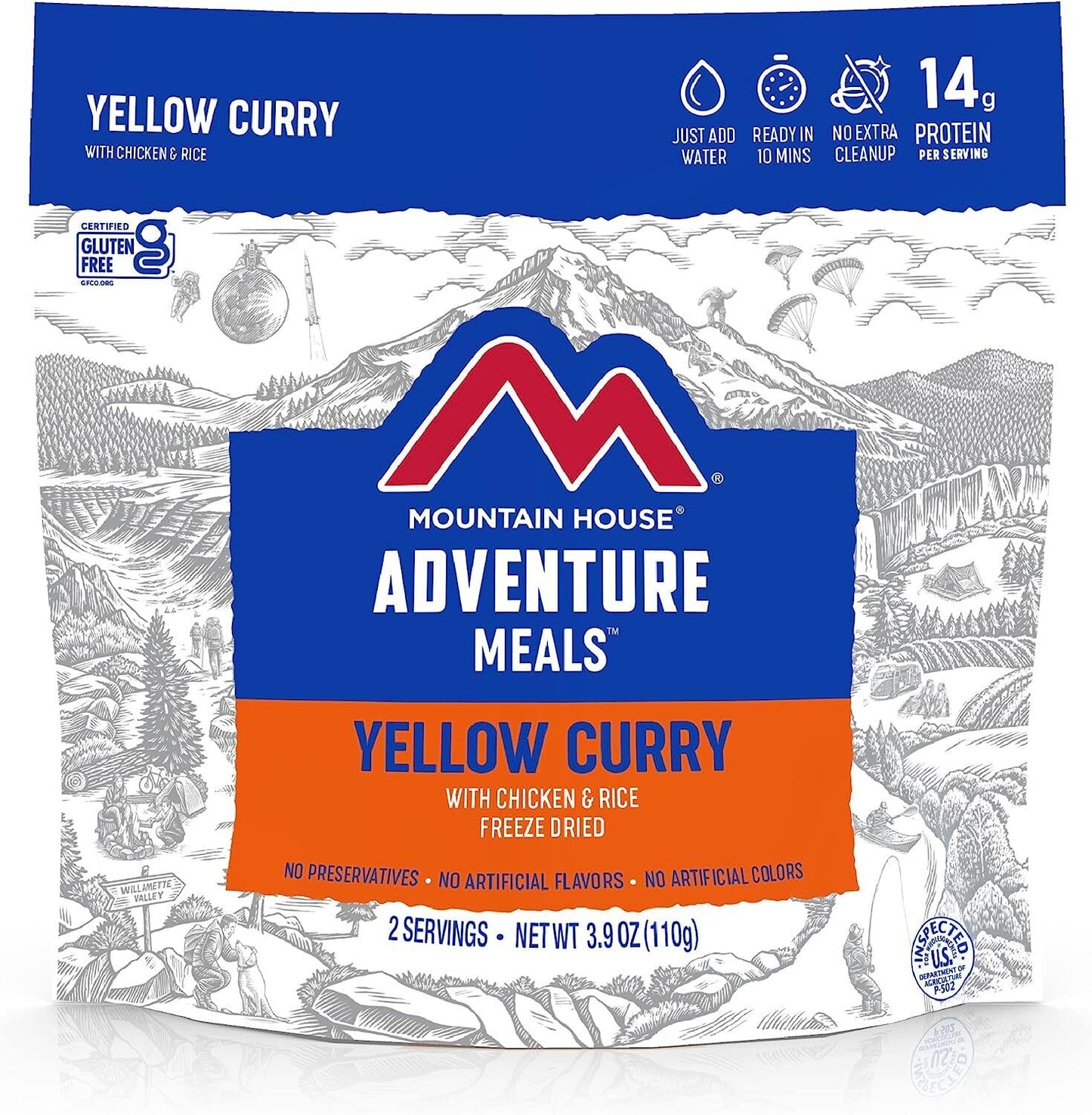 Mountain House Freeze Dried Food Meals Pouches Camp Trail MRE Emergency - NEW!!