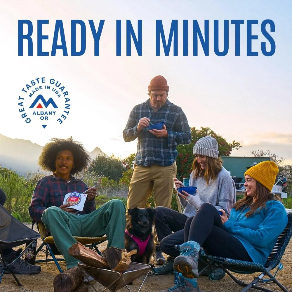 Veggie Chorizo Breakfast Scramble Food (6 Pouches) | Freeze Dried Backpacking & Camping Emergency Food ✅